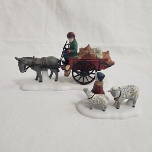 Dept 56 Bringing Fleeces To The Mill Set